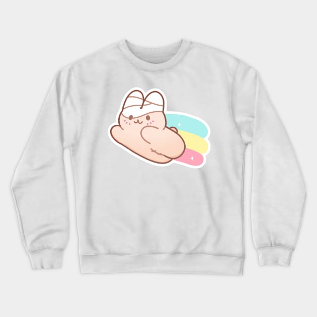 Super Bunny Crewneck Sweatshirt by Jellygeist